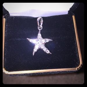 Sterling silver starfish pendant